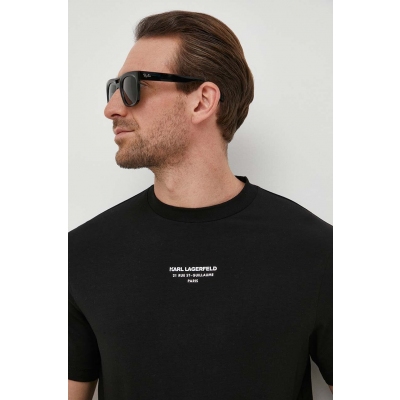 Karl Lagerfeld tricou barbati, culoarea negru