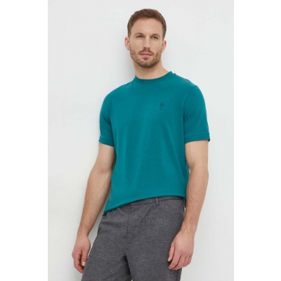 Karl Lagerfeld tricou barbati, culoarea verde, cu imprimeu
