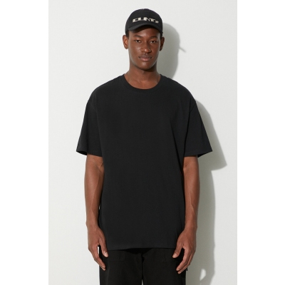 KSUBI tricou din bumbac culoarea negru, cu imprimeu