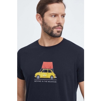 LA Sportiva tricou Cinquecento barbati, culoarea negru, cu imprimeu