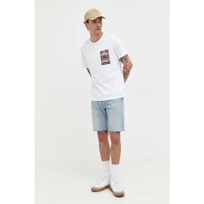 Medicine tricou barbati, culoarea alb, cu imprimeu