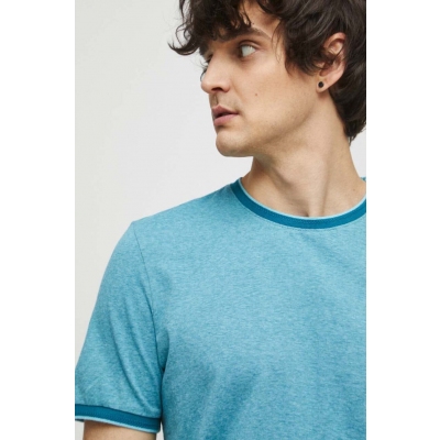 Medicine tricou barbati, culoarea verde, melanj