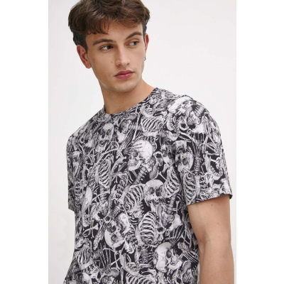 Medicine tricou din bumbac barbati, culoarea gri, modelator