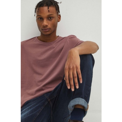 Medicine tricou din bumbac barbati, culoarea roz, modelator