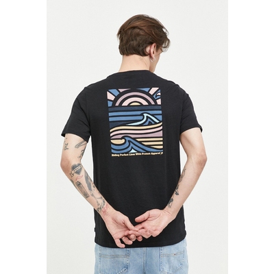 Protest tricou din bumbac culoarea negru, cu imprimeu