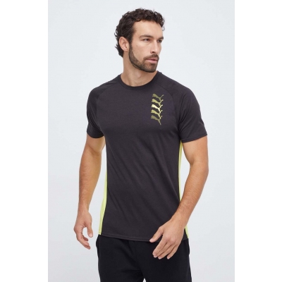Puma tricou de antrenament culoarea negru, cu imprimeu