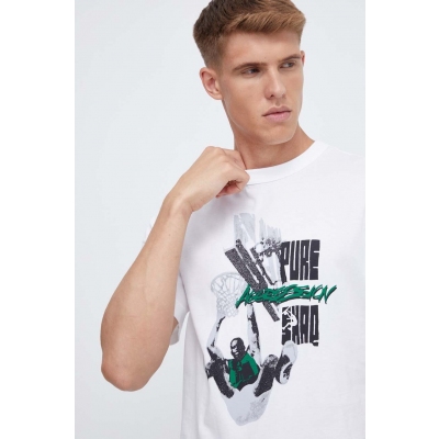 Reebok Classic tricou din bumbac Basketball culoarea alb, cu imprimeu