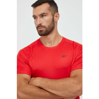 Reebok tricou de antrenament Workout Ready Tech , culoarea rosu, neted