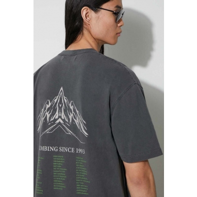 Samsoe Samsoe tricou din bumbac culoarea gri