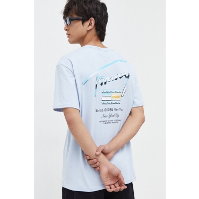 Tommy Jeans tricou din bumbac barbati, cu imprimeu