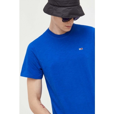 Tommy Jeans tricou din bumbac neted