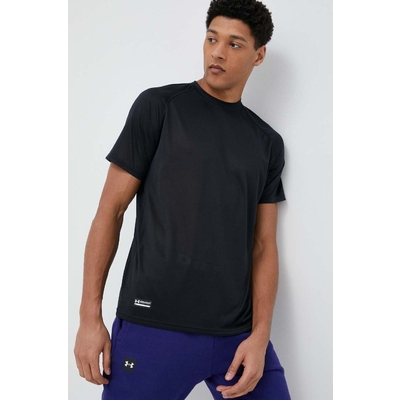 Under Armour tricou de antrenament culoarea verde, neted