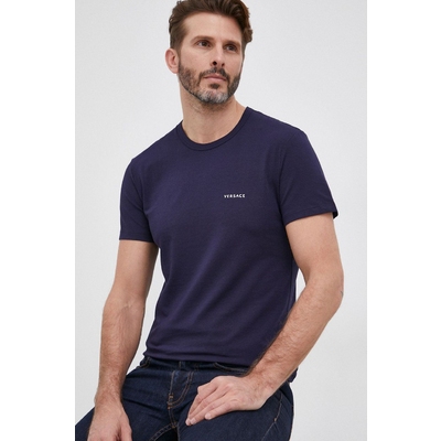 Versace tricou barbati, culoarea alb, neted