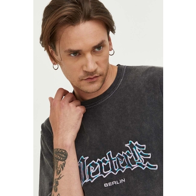 Vertere Berlin tricou din bumbac culoarea negru, modelator