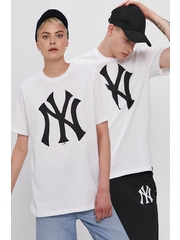 47brand Tricou culoarea alb, cu imprimeu