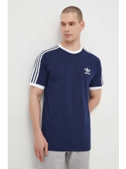 adidas Originals tricou din bumbac culoarea albastru marin, modelator IA4850-navy