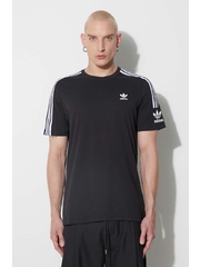 adidas Originals tricou din bumbac culoarea negru, cu imprimeu IA6344-BLACK