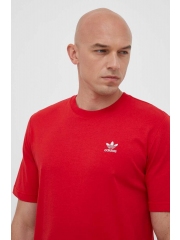 adidas Originals tricou din bumbac culoarea rosu, cu imprimeu