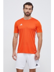 adidas Performance tricou de antrenament Tabela 23 culoarea portocaliu, cu imprimeu