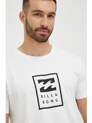 Billabong tricou din bumbac culoarea alb, cu imprimeu