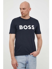 BOSS tricou din bumbac BOSS CASUAL cu imprimeu