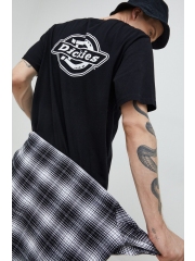 Dickies tricou din bumbac culoarea negru, cu imprimeu