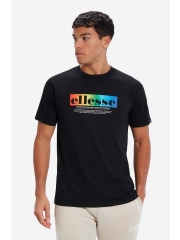 Ellesse tricou din bumbac culoarea negru, cu imprimeu SHR17634-WHITE