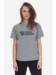 Fjallraven tricou Logo Tee culoarea gri, cu imprimeu F87146.020.999-999