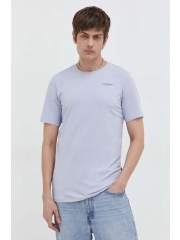 G-Star Raw tricou barbati, culoarea alb, neted