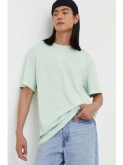 Karl Kani tricou din bumbac culoarea verde, cu imprimeu