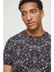 Medicine tricou barbati, culoarea albastru marin, modelator