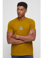 Medicine tricou barbati, culoarea maro, cu imprimeu