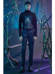 Medicine tricou din bumbac barbati, culoarea negru, cu imprimeu