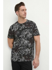 Medicine tricou din bumbac barbati, culoarea negru, modelator