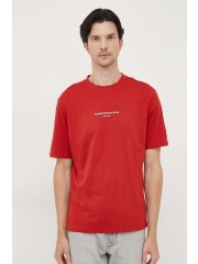 North Sails tricou din bumbac culoarea rosu, cu imprimeu