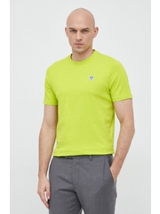 North Sails tricou din bumbac culoarea verde, neted