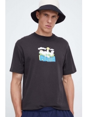 Puma tricou din bumbac PUMA X RIPNDIP culoarea negru, cu imprimeu