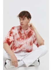 Vertere Berlin tricou din bumbac culoarea roz, cu imprimeu