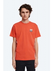Wood Wood tricou din bumbac Boris x Fila culoarea portocaliu, cu imprimeu 688383.B026-ORANGE