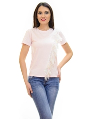 Tricou Flash Tulle Rose