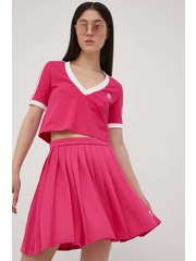 adidas Originals fusta Adicolor HG6151 culoarea roz, mini, evazati